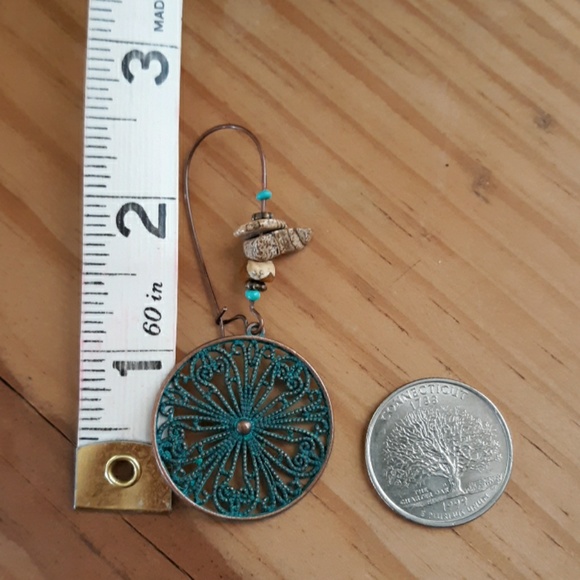 Boho Circle Earrings - Picture 5 of 6